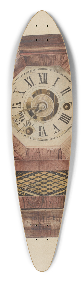 J. Herman McCollum - Seth Thomas Clock ( ) 39.3 inch art pintail longboard deck