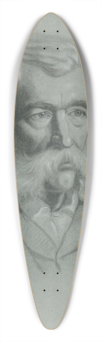 Jlius der - tdia hlavy 39.3 inch art pintail longboard deck