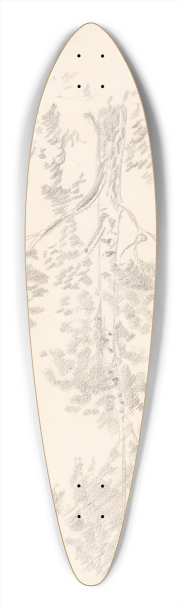 Jn Novk - Breza 39.3 inch art pintail longboard deck
