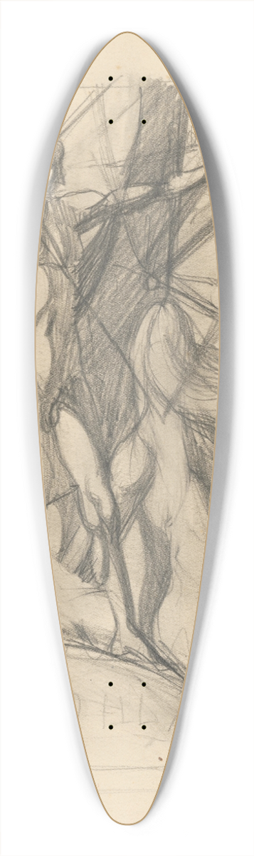 Jn Novk - Nvrh oblky (Slovensk pohady) 39.3 inch art pintail longboard deck