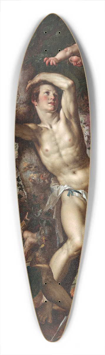 Joachim Wtewael - The Martyrdom Of Saint Sebastian 39.3 inch art pintail longboard deck