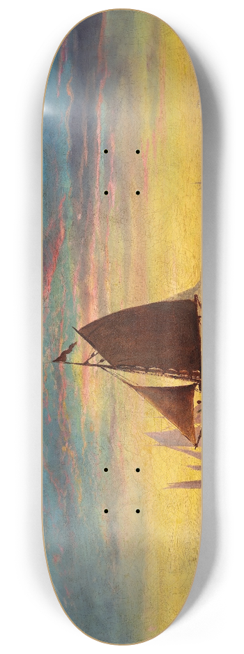 Charles Manger - Boston Harbor 8.25 inch art skate deck