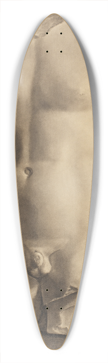 Joakim Skovgaard - Tegning Efter Gips Af Antik Ynglingetorso 39.3 inch art pintail longboard deck