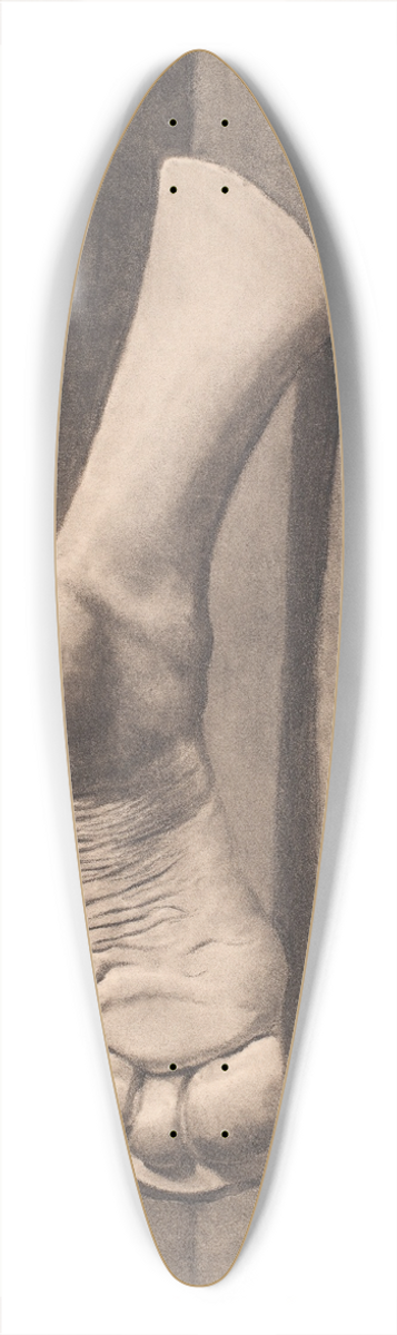Joakim Skovgaard - Tegning Efter Gips. En Fod 39.3 inch art pintail longboard deck