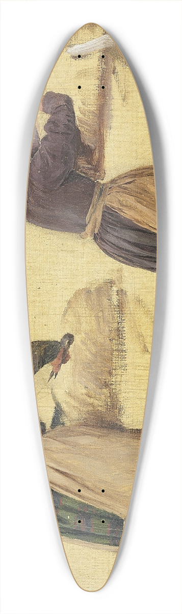 Joakim Skovgaard - To kvinder klipper fr. Studie 39.3 inch art pintail longboard deck