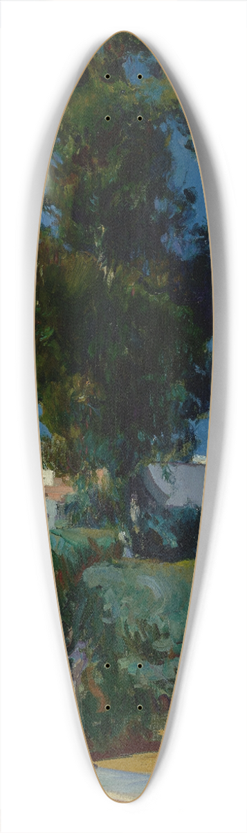 Joaqun Sorolla - Corner of the Garden, Alcazar, Sevilla 39.3 inch art pintail longboard deck