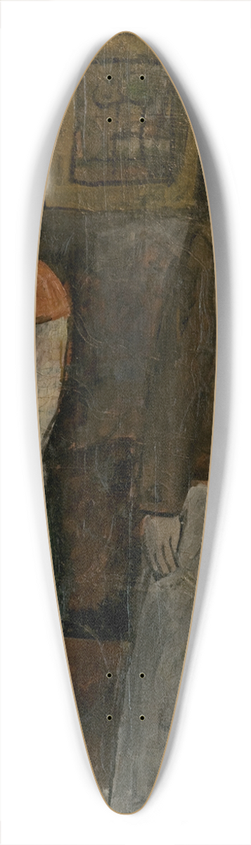 Joaqun Torres-Garca - Figuras 39.3 inch art pintail longboard deck