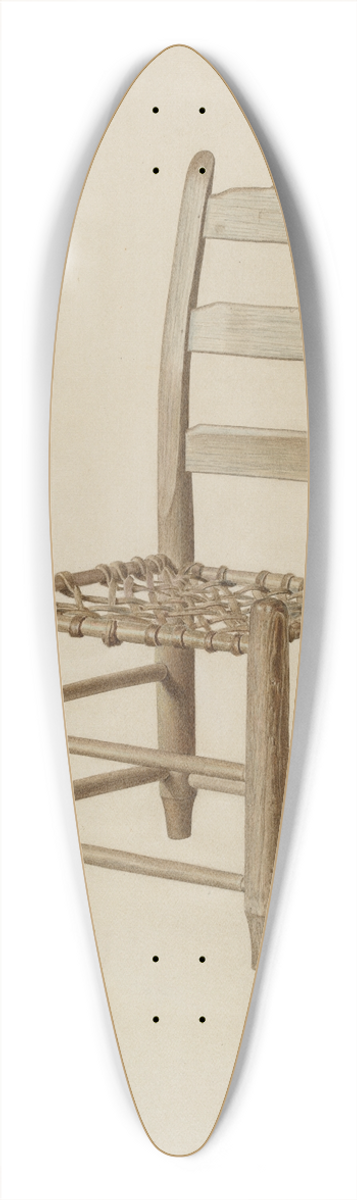 Joe Brennan - Braided Rawhide-bottomed Chair 39.3 inch art pintail longboard deck