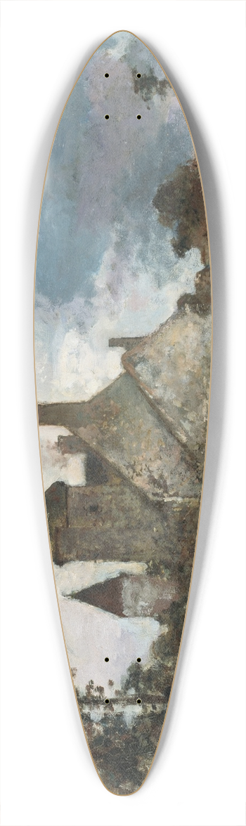 Johan Barthold Jongkind - Le Chautay (Nivre) 39.3 inch art pintail longboard deck