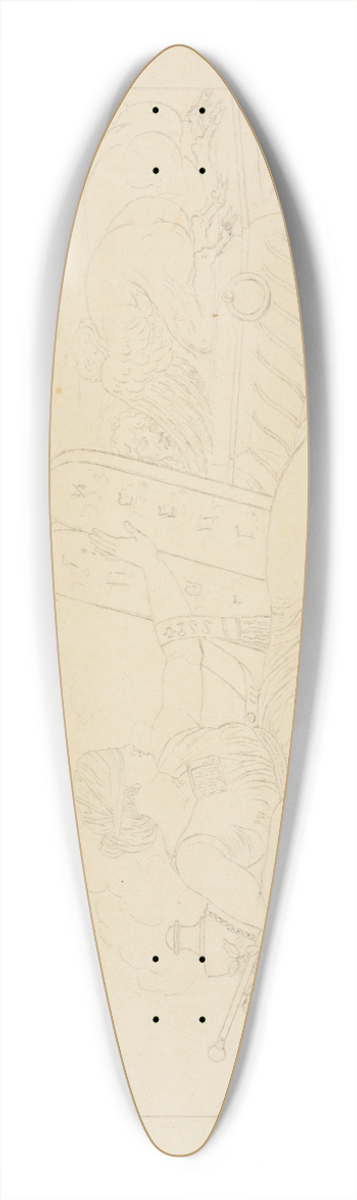 Johan Frederik Clemens - Johan Frederik Clemens 39.3 inch art pintail longboard deck
