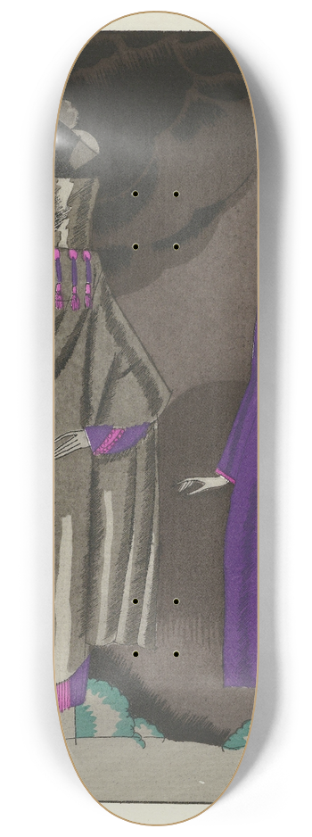 Charles Martin - La promenade a Montmartre ; Ensemble, de Beer 8.25 inch art skate deck