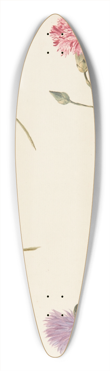 Johanna Fosie - Studie af blomster 39.3 inch art pintail longboard deck