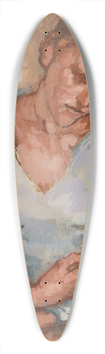 Johanna Kampmann-Freund - Frau mit verschrnkten Armen 39.3 inch art pintail longboard deck