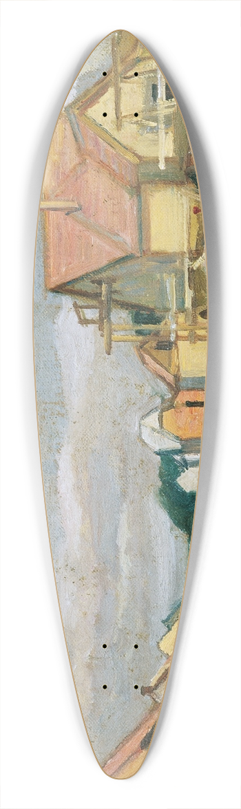 Johanna Kampmann-Freund - Vorortsiedlung 39.3 inch art pintail longboard deck