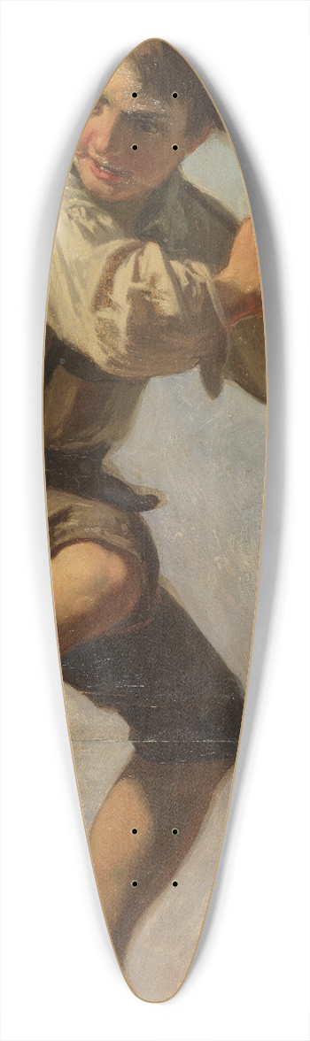 Johann Baptist Kirner - Bauernjunge in Abwehrstellung 39.3 inch art pintail longboard deck