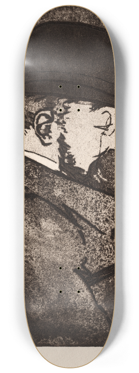 Charles Maurin - Henri de Toulouse-Lautrec 8.25 inch art skate deck