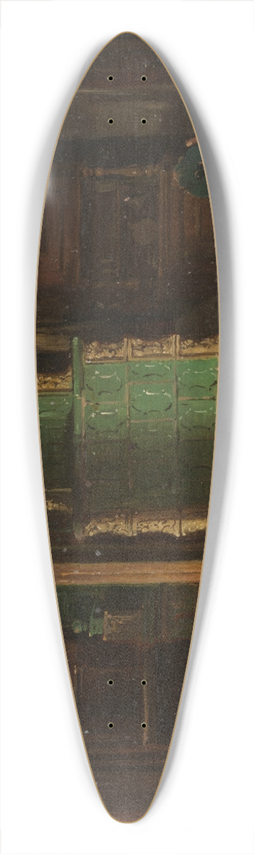Johann Baptist Kirner - Schwarzwlder Bauernstube mit grnem Kachelofen 39.3 inch art pintail longboard deck