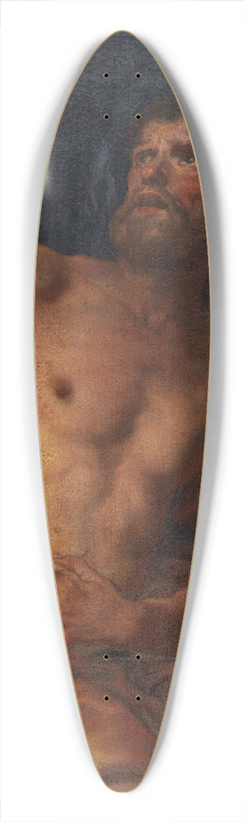 Johann Carl Loth - Cato The Youngers Death 39.3 inch art pintail longboard deck