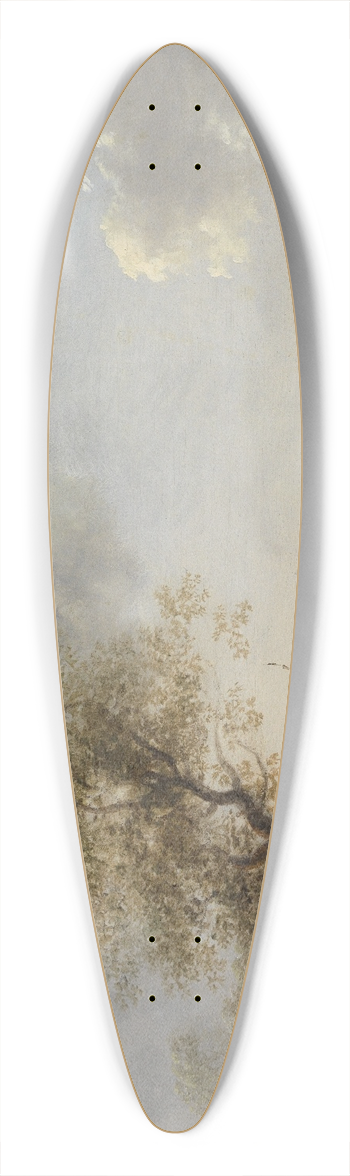Johann Christian Brand - Hgellandschaft mit Flulauf und Herde 39.3 inch art pintail longboard deck