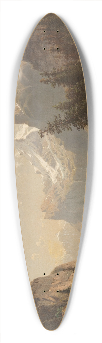Johannes Bartholomus Duntze - Das Gasterntal im Berner Oberland 39.3 inch art pintail longboard deck