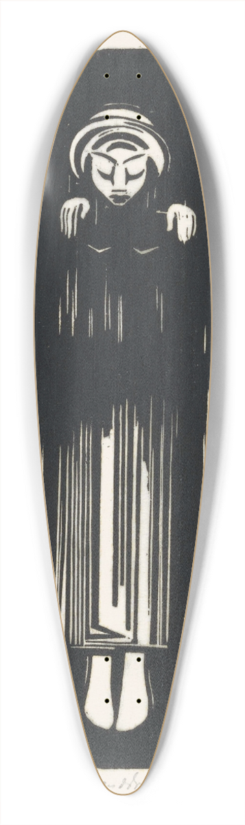 Johannes Frederik Engelbert ten Klooster - Drie vrouwen 39.3 inch art pintail longboard deck