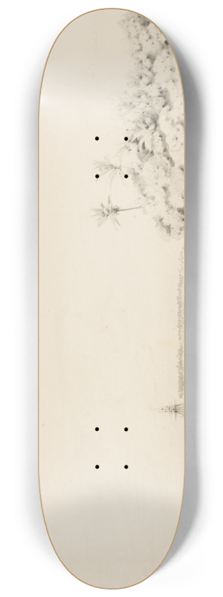 Charles Meryon - Study 8.25 inch art skate deck