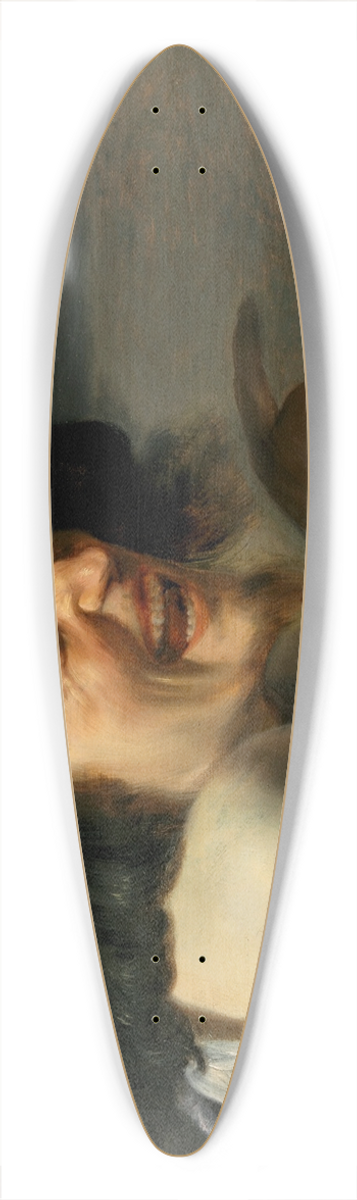 Johannes Paulus Moreelse - Democritus 39.3 inch art pintail longboard deck