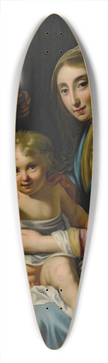Johannes Paulus Moreelse - The Holy Family 39.3 inch art pintail longboard deck