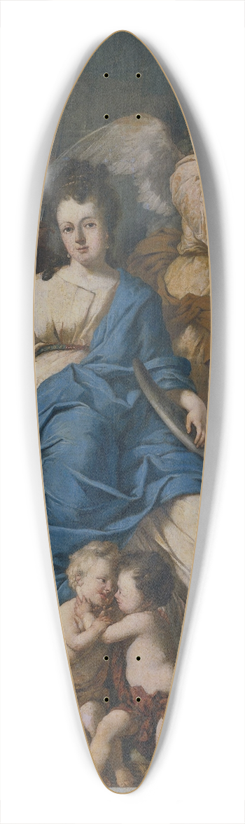 Johannes Voorhout - Allegory of the Treaty of Ryswick, 1697 39.3 inch art pintail longboard deck
