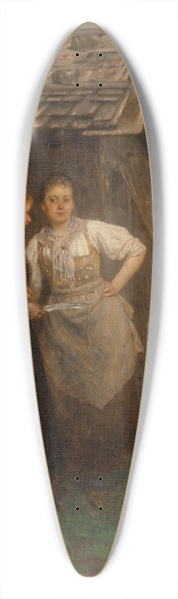 Johann Friedrich Engel - The love letter 39.3 inch art pintail longboard deck