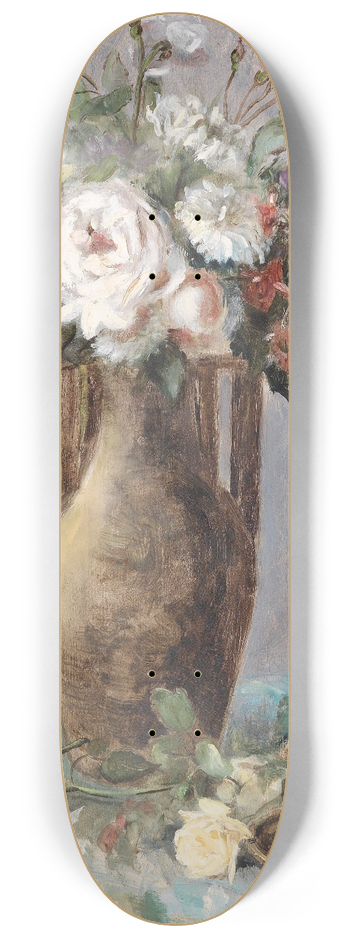 Charles Monginot - Blumenstck mit Kerzenhalter 8.25 inch art skate deck
