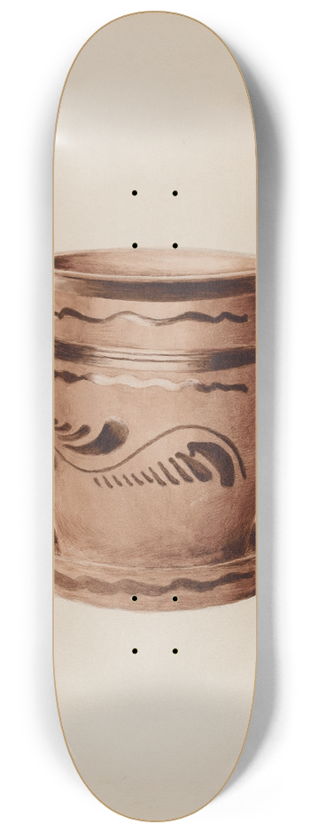 Charles Moss - Flower Pot 8.25 inch art skate deck