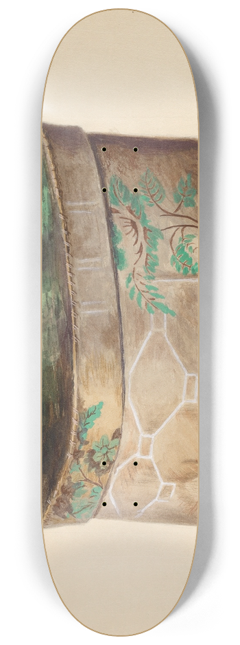 Charles Moss - Small Hat Box 8.25 inch art skate deck