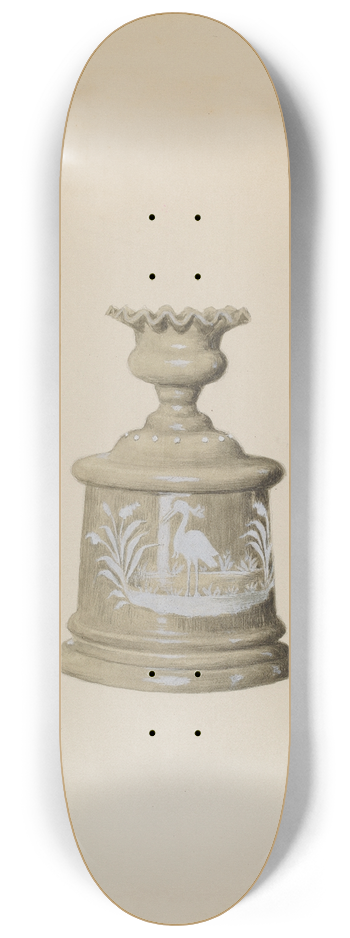 Charles Moss - Trinket Box with Lid 8.25 inch art skate deck