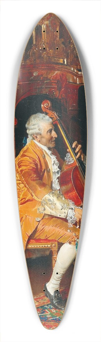 Johann Hamza - Cellist 39.3 inch art pintail longboard deck