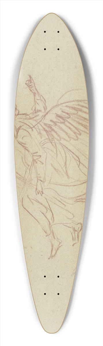 Johann Heinrich Tischbein the elder - The Annunciation 39.3 inch art pintail longboard deck