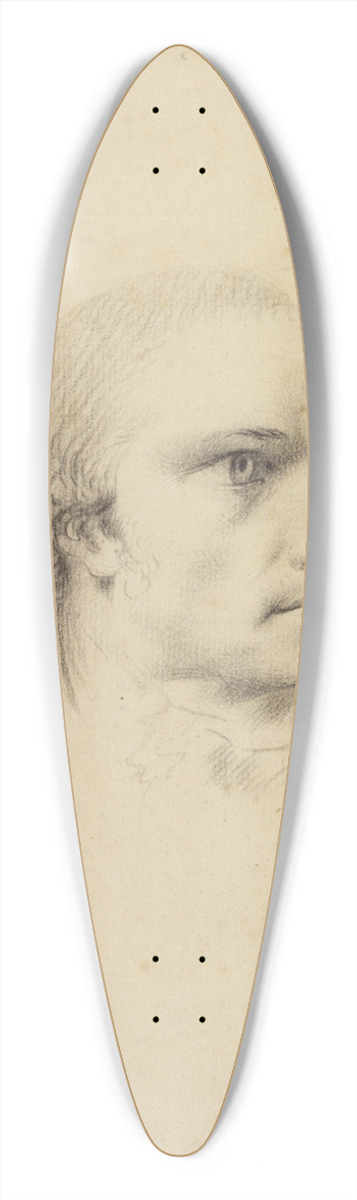 Johann Heinrich Wilhelm Tischbein - Portrait of Antonio Canova 39.3 inch art pintail longboard deck