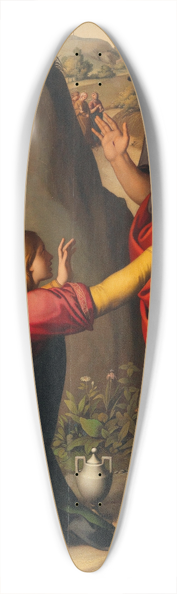 Johann Jakob Fink - Easter morning, or Noli me tangere 39.3 inch art pintail longboard deck