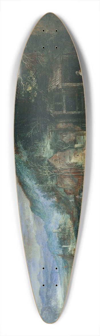 Johann Jakob Hartmann - Das Wasser 39.3 inch art pintail longboard deck