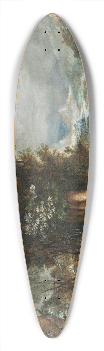 Johann Jakob Hartmann - Marketenderlager am Waldrand 39.3 inch art pintail longboard deck