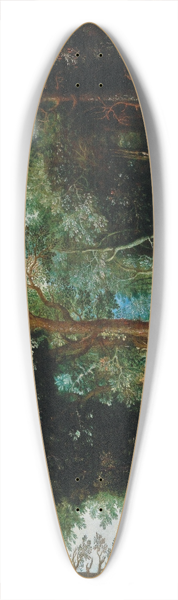 Johann Jakob Hartmann - Saint John the Baptist Preaching in the wilderness 39.3 inch art pintail longboard deck