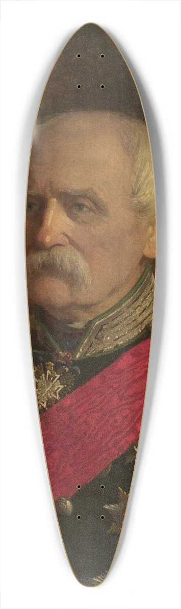 Johann Kler - Portrait of major general Stanisaw Kierbed, engineer 39.3 inch art pintail longboard deck