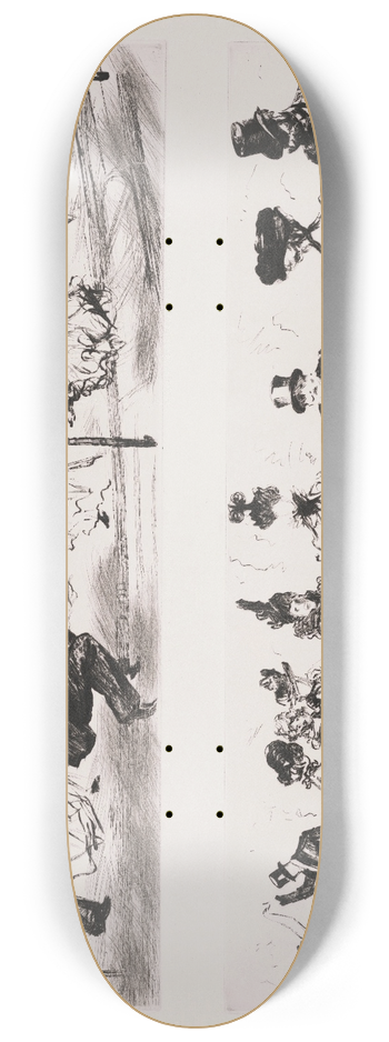 Charles Paul Renouard - Fin du trottoir roulant 8.25 inch art skate deck