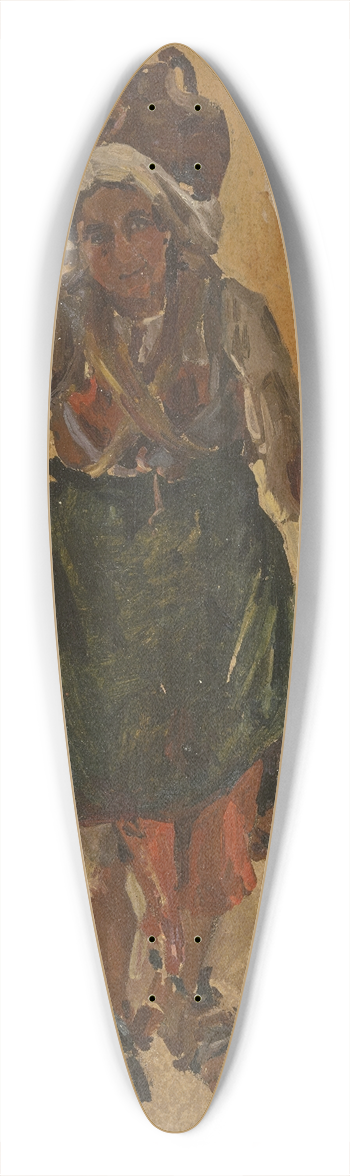 Johann Nepomuk Rauch - Italienerin, einen Krug auf den Schultern tragend 39.3 inch art pintail longboard deck