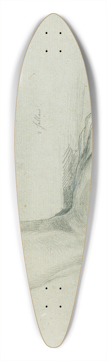 Johann Peter Krafft - Handstudie zu Arindal und Daura 39.3 inch art pintail longboard deck