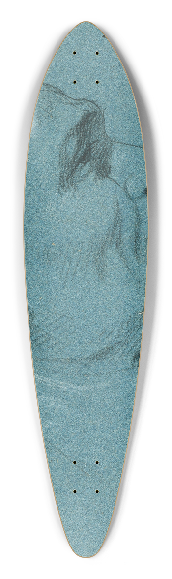 Johann Peter Krafft - Kopfstudie zu den Wandgemlden in der Hofburg 39.3 inch art pintail longboard deck