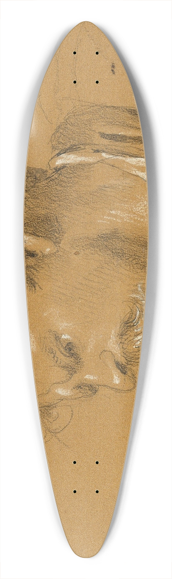 Johann Peter Krafft - Kopfstudie zur Szene aus dem Tiroler Freiheitskampf 39.3 inch art pintail longboard deck
