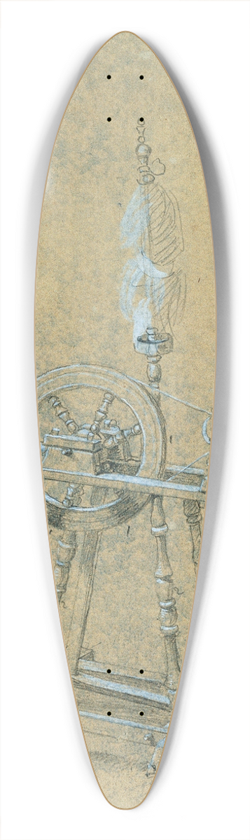 Johann Peter Krafft - Studie eines Spinnrockens 39.3 inch art pintail longboard deck