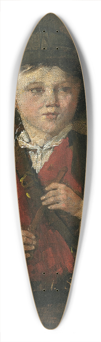 Johann Sperl - Bayerischer Bauernbub mit Flte 39.3 inch art pintail longboard deck