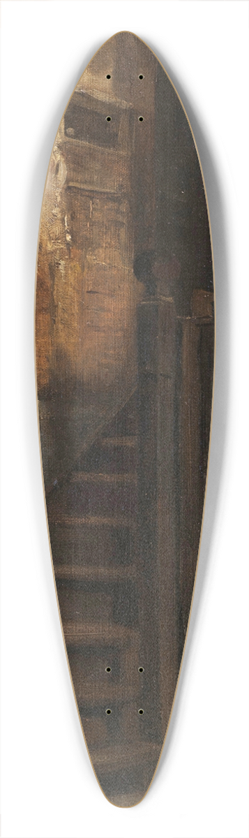 Johann Sperl - Stiegenaufgang 39.3 inch art pintail longboard deck